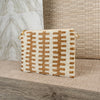 Alysa Geometric Design Beaded Clutch Bag