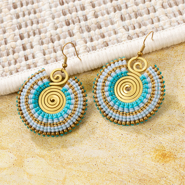 Shaira Multicolor Straw Earrings