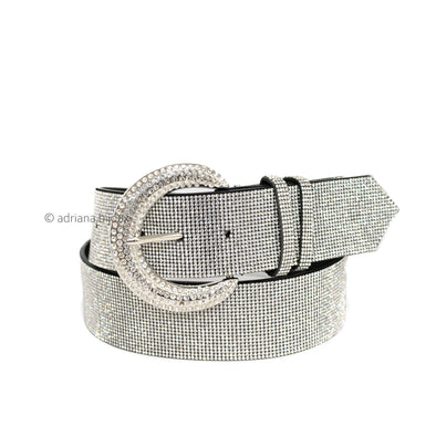 Plus Size Rhinestone Bling Belt