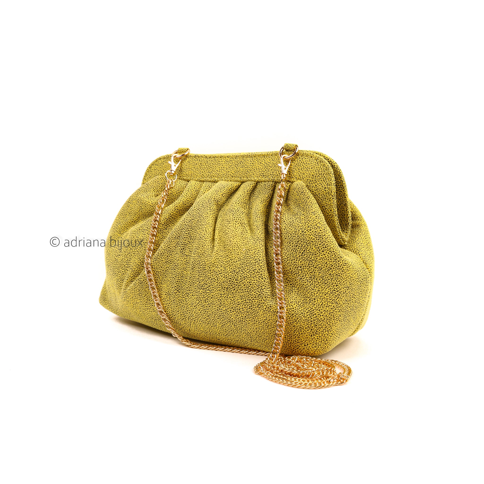 Estrella Medium bucket bag colorblock in sand/ash/gold/mustard