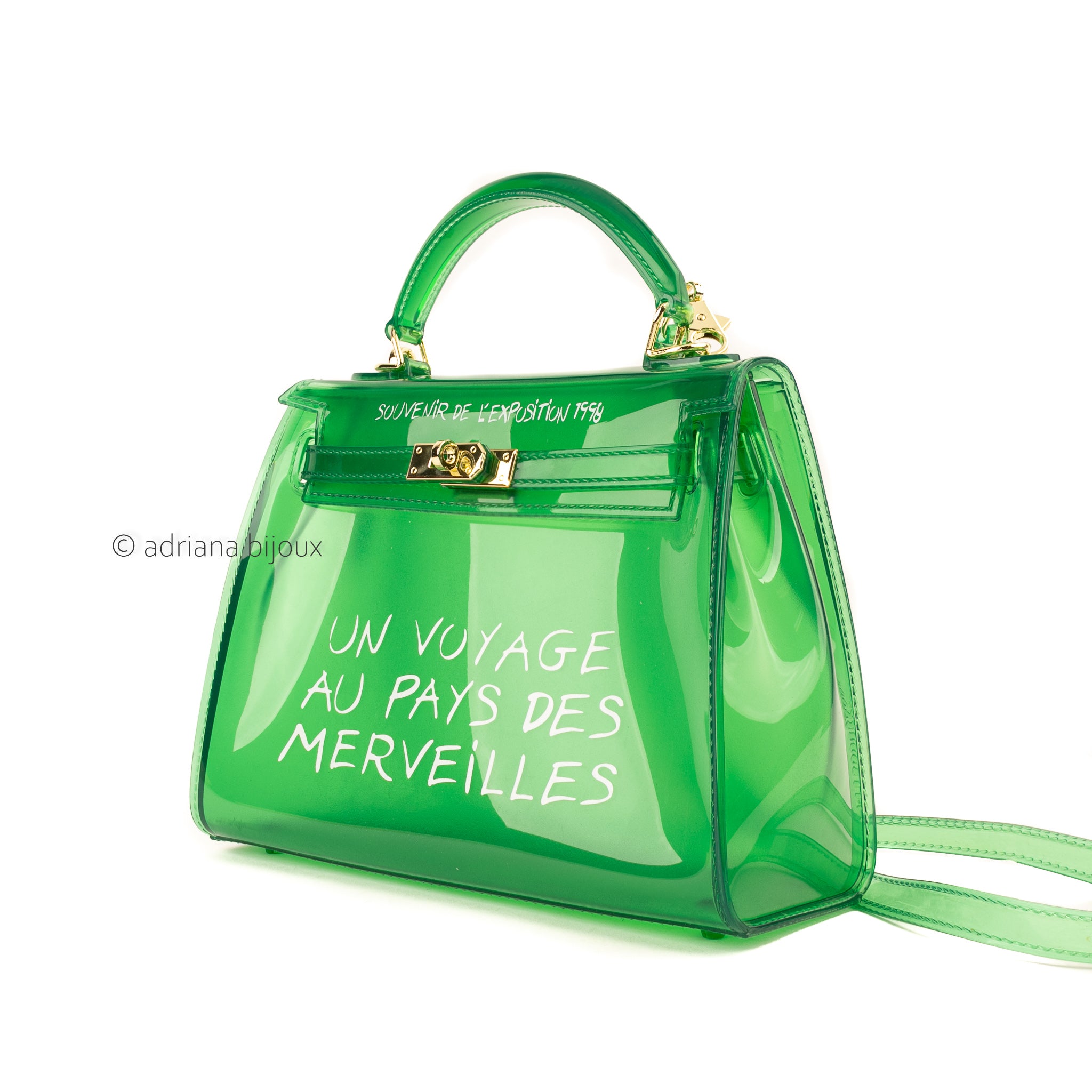 CATE JELLY BAG IN FOREST GREEN - Bellaboo