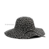 Cheetah Print Suede Sun Hat