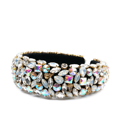 Large Clear Jewel Headband