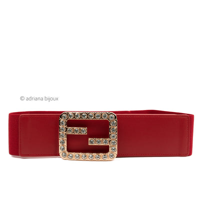 Diamond Studded Elastic Belt