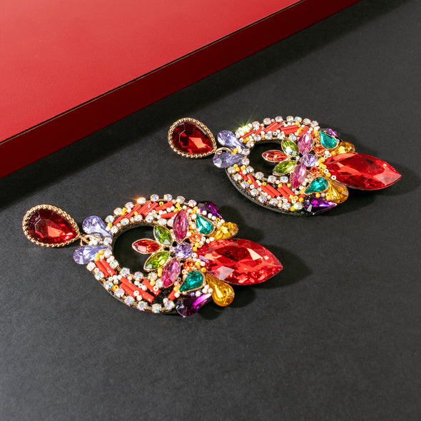 Katia Multi Color stone Earrings