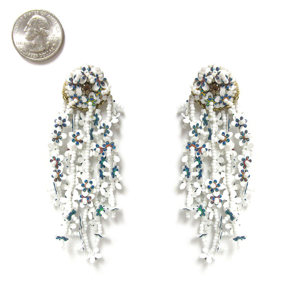 Beaded Statement Earrings 9001