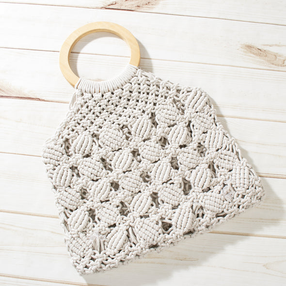 Janiya Woven Handbag