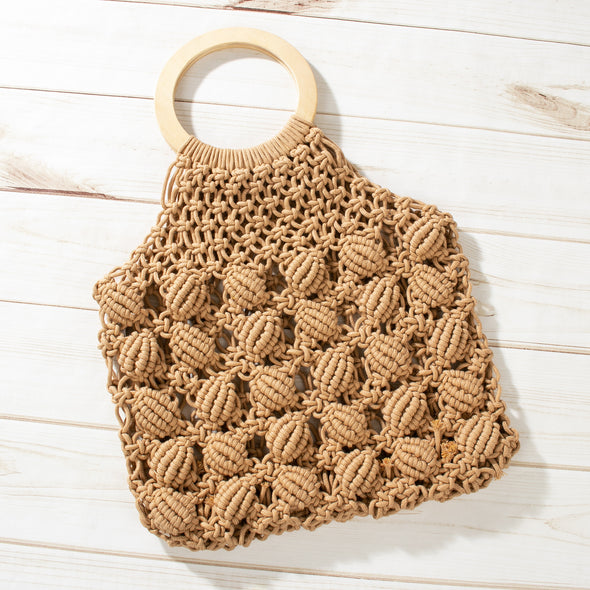 Janiya Woven Handbag