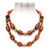 Color Beaded Layering Necklace Set 9398